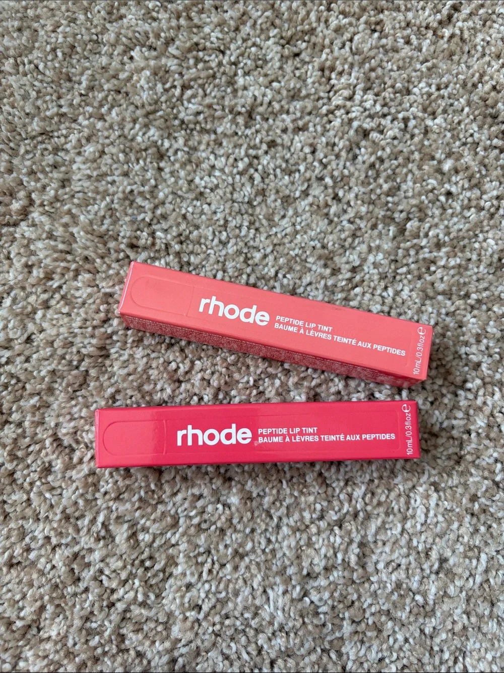 RHODE Peptide Lip Tint Duo - Guava and Peach